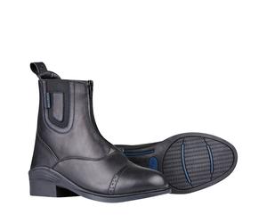 Dublin Evolution Zip Front Waterproof Paddock Boots - Adults Unisex Horse Riding Boots - Black - Size: UK 7
