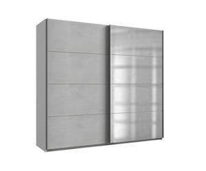 Dublin Grey 2 Door Sliding Wardrobe