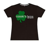 Dublin Hen Shamrock T Shirt Matching Bride Tribe Hens Bride Team Dublin Novelty Black