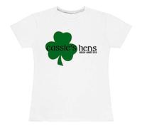 Dublin Hen Shamrock T Shirt Matching Bride Tribe Hens Bride Team Dublin Novelty White
