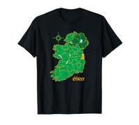 Dublin Ireland County Map Eire Irish Travel T-Shirt