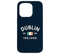 Dublin Ireland Est. 988 Irish Flag Souvenir Case for iPhone 15 Pro