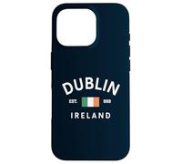 Dublin Ireland Est. 988 Irish Flag Souvenir Case for iPhone 16 Pro