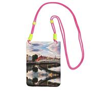 Dublin Ireland Ha Penny Bridge River A Large Capacity Crossbody Phone Case For Worry Free Travel