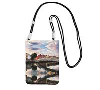 Dublin Ireland Ha Penny Bridge River A Large Capacity Crossbody Phone Case For Worry Free Travel