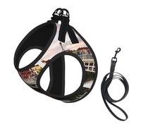 Dublin Ireland Ha Penny Bridge River Compact Pet Suspender Vest-The Perfect Small Pet For A Comfortable Walk