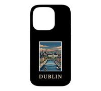 Dublin Ireland River Liffey Vintage Travel Celtic Artwork Case for iPhone 14 Pro