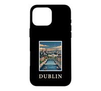Dublin Ireland River Liffey Vintage Travel Celtic Artwork Case for iPhone 16 Pro Max