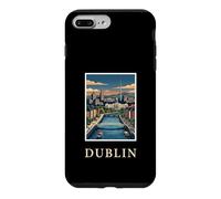 Dublin Ireland River Liffey Vintage Travel Celtic Artwork Case for iPhone 7 Plus/8 Plus