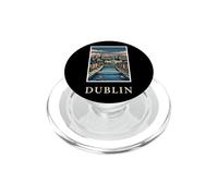 Dublin Ireland River Liffey Vintage Travel Celtic Artwork PopSockets PopGrip for MagSafe