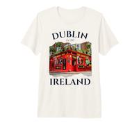 Dublin Ireland Souvenir Irish Pub Temple Bar Style Celtic Premium T-Shirt