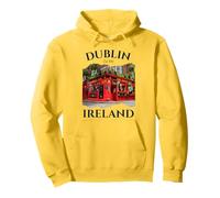 Dublin Ireland Souvenir Irish Pub Temple Bar Style Celtic Pullover Hoodie