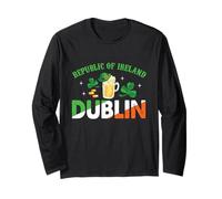 Dublin Ireland St. Patricks Day Celebration Vintage Long Sleeve T-Shirt