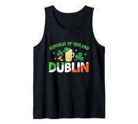 Dublin Ireland St. Patricks Day Celebration Vintage Tank Top