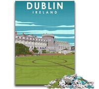 Dublin Ireland Travel Art Jigsaws 2000 Pieces for Adults, Toys Educational Games Stress Relieving Secret Santa Gifts for And Age 14 2000pcs(70x100cm)