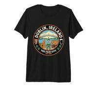 Dublin Ireland Travel Souvenir City Gift Premium T-Shirt