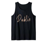 Dublin Ireland Vintage Elegant Design Tank Top