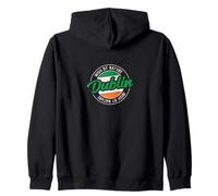 Dublin Irish By Nature Ireland Flag Pride Zip Hoodie