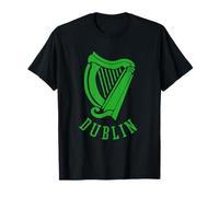 Dublin Irish Celtic Harp s Medieval s Emblem of Dublin T-Shirt
