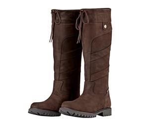 Dublin Kennet Waterproof Leather Country Boots - Chocolate, Size 5 UK