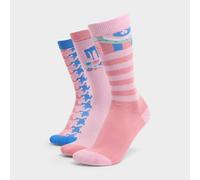 Dublin Kids' 3 Pack Socks - Pastel Pink, Pastel Pink