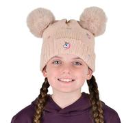 Dublin Kids Embroidered Fun Beanie, Dusty Pink, Childs One Size