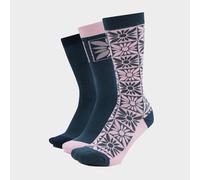 Dublin Kids' Socks Pack Of 3 - Geo Floral, Geo Floral