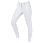 Dublin Shelby Silicone Full Seat Breeches - UK 16 · White