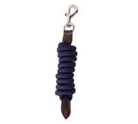 Dublin Leather Rope 2m Lead - Navy/Brown
