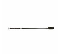 Dublin Leather Touch Crop - Black - 65cm