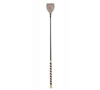 Dublin Leather Touch Riding Crop - Rose Gold