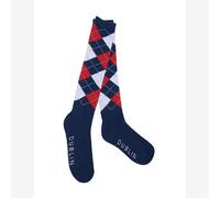Dublin Men's Argyle Socks in Dark Red Dublin Dark Red One Size