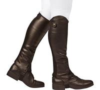 Dublin Fusion Grip Half Chaps - Brown - Large