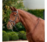 Dublin Padded Flash Bridle Brown - Full