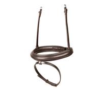 Dublin Padded Mono Crown Flash Noseband Brown - Full