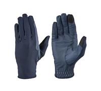 Dublin Navy Pull On Cool Mesh Riding Gloves - Adults Medium