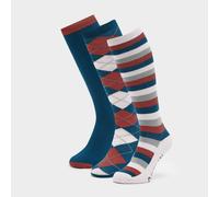 Dublin Socks Pack Of 3 - Navy/Red/White, Navy/Red/White