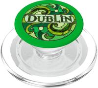 Dublin Stained Glass Design PopSockets PopGrip for MagSafe