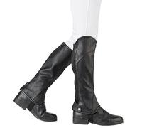 Dublin Stretch Fit Half Chaps, Black, Adults Extra Large