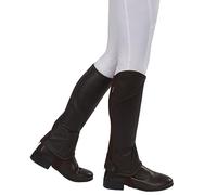 Dublin Stretch Fit Half Chaps, Brown, Adults Large