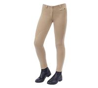 Dublin Supa-Fit Pull-On Knee Patch Jodhpurs Child's Beige 10