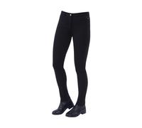 Dublin Supa Fit Zip Up Knee Patch Jodhpurs - Black - 30 Inches
