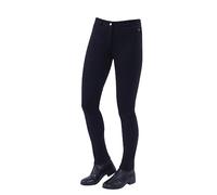 Dublin Supa-Fit Zip Up Knee Patch Jodhpurs, Black, Ladies 18/36"