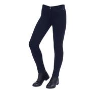 Dublin Supa Fit Zip Up Knee Patch Jodhpurs - Navy - 32 Inches