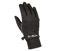 Dublin Thermal Riding Gloves - Horse Riding Gloves - Black - Size: Medium