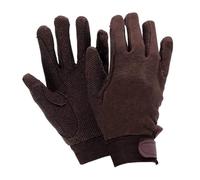 Dublin Track Riding Gloves in Brown | Size: Small Dublin Brown S