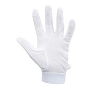 Dublin Track Riding Gloves, White, S/6