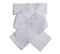 (L, White) Dublin Unisex Adult Ready Tied Stock