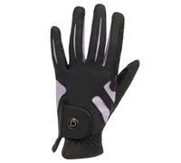 Dublin Unisex Cool-It Gel Touch Fastening Riding Gloves Black/pink (Small)