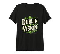 Dublin Vision Vintage Irish Pride Graphic Premium T-Shirt